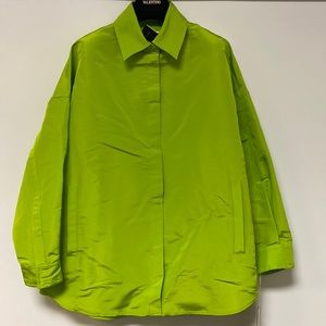 Valentino Lime Green Oversized Shirt